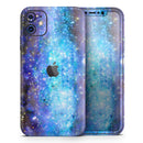 Glowing Space Texture  - Protective Skin Wrap & Decal – Compatible with iPhone SE to iPhone 17 Pro Max (All Models)