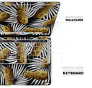 Gold Pineapple Express - Skin Decal Wrap Kit Compatible with the Apple MacBook Pro, Pro with Touch Bar or Air (11", 12", 13", 15" & 16" - All Versions Available)