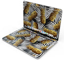 Gold Pineapple Express - Skin Decal Wrap Kit Compatible with the Apple MacBook Pro, Pro with Touch Bar or Air (11", 12", 13", 15" & 16" - All Versions Available)