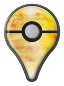 Gold 76 Absorbed Watercolor Texture Pokémon GO Plus Vinyl Protective Decal Skin Kit