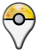 Gold 76 Absorbed Watercolor Texture Pokémon GO Plus Vinyl Protective Decal Skin Kit