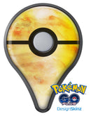 Gold 76 Absorbed Watercolor Texture Pokémon GO Plus Vinyl Protective Decal Skin Kit