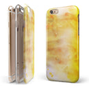 Gold 76 Absorbed Watercolor Texture iPhone 6/6s or 6/6s Plus 2-Piece Hybrid INK-Fuzed Case