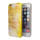 Gold 76 Absorbed Watercolor Texture iPhone 6/6s or 6/6s Plus 2-Piece Hybrid INK-Fuzed Case