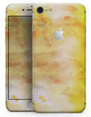 Gold 76 Absorbed Watercolor Texture - Skin-kit for the iPhone 8 or 8 Plus
