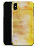 Gold 76 Absorbed Watercolor Texture - iPhone X Clipit Case