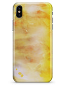 Gold 76 Absorbed Watercolor Texture - iPhone X Clipit Case