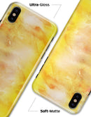 Gold 76 Absorbed Watercolor Texture - iPhone X Clipit Case