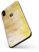 Gold 76 Absorbed Watercolor Texture - iPhone X Skin-Kit