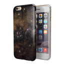Gold Aura Space iPhone 6/6s or 6/6s Plus 2-Piece Hybrid INK-Fuzed Case