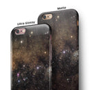 Gold Aura Space iPhone 6/6s or 6/6s Plus 2-Piece Hybrid INK-Fuzed Case
