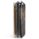 Gold Aura Space iPhone 6/6s or 6/6s Plus 2-Piece Hybrid INK-Fuzed Case