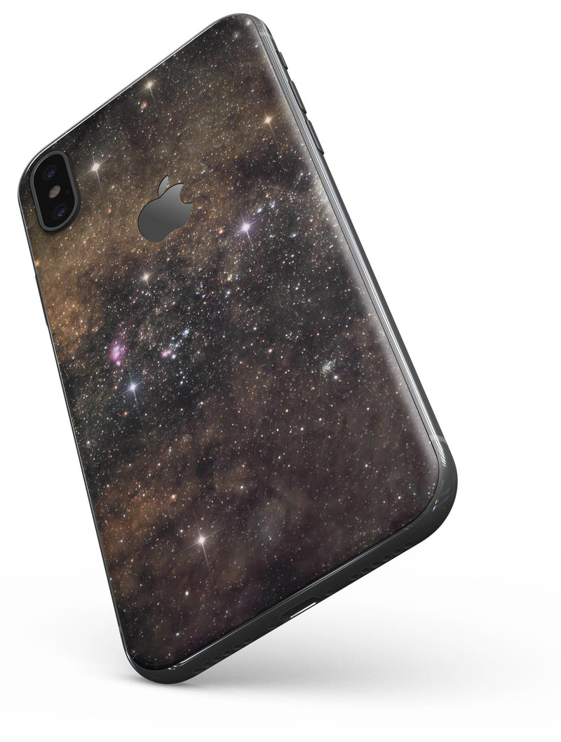 Gold Aura Space - iPhone X Skin-Kit