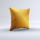 Gold Brushed Aluminum Surface Ink-Fuzed Decorative Throw Pillow