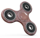 Gold Chevron Over Abstract Fumes Full-Body Fidget Spinner Skin-Kit