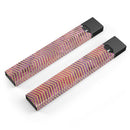 Gold Chevron Over Abstract Fumes - Premium Decal Protective Skin-Wrap Sticker compatible with the Juul Labs vaping device