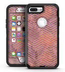 Gold Chevron Over Abstract Fumes - iPhone 7 Plus/8 Plus OtterBox Case & Skin Kits