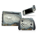 Gold Crystal // Skin Decal Wrap Kit for Nintendo Switch Console & Dock, Joy-Cons, Pro Controller, Lite, 3DS XL, 2DS XL, DSi, or Wii - Vinyl Skin Wrap for Nintendo Switch 2, OLED, Lite, Pro Controller, Wii & Classic Handhelds