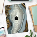 Gold Crystal - Full Body Skin Decal for the Apple iPad Pro 12.9", 11", 10.5", 9.7", Air or Mini (All Models Available)