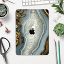 Gold Crystal - Full Body Skin Decal for the Apple iPad Pro 12.9", 11", 10.5", 9.7", Air or Mini (All Models Available)