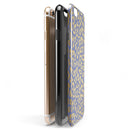 Gold Flaked Animal Blue iPhone 6/6s or 6/6s Plus 2-Piece Hybrid INK-Fuzed Case