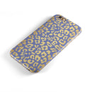 Gold Flaked Animal Blue iPhone 6/6s or 6/6s Plus 2-Piece Hybrid INK-Fuzed Case