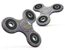 Gold Flaked Animal Blue Full-Body Fidget Spinner Skin-Kit