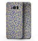 Gold Flaked Animal Blue - Samsung Galaxy S8 Full-Body Skin Kit