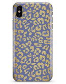 Gold Flaked Animal Blue - iPhone X Clipit Case
