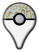 Gold Flaked Animal Laced Pokémon GO Plus Vinyl Protective Decal Skin Kit