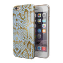 Gold Flaked Animal Laced iPhone 6/6s or 6/6s Plus 2-Piece Hybrid INK-Fuzed Case