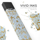 Gold Flaked Animal Laced - Premium Decal Protective Skin-Wrap Sticker compatible with the Juul Labs vaping device