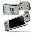Gold Flaked Animal Laced - Vinyl Skin Wrap for Nintendo Switch 2, OLED, Lite, Pro Controller, Wii & Classic Handhelds