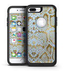 Gold Flaked Animal Laced - iPhone 7 or 7 Plus Commuter Case Skin Kit
