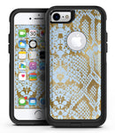 Gold Flaked Animal Laced - iPhone 7 or 7 Plus Commuter Case Skin Kit