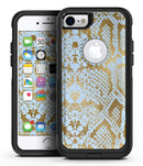 Gold Flaked Animal Laced - iPhone 7 or 8 OtterBox Case & Skin Kits