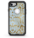 Gold Flaked Animal Laced - iPhone 7 or 8 OtterBox Case & Skin Kits