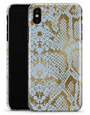 Gold Flaked Animal Laced - iPhone X Clipit Case
