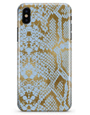 Gold Flaked Animal Laced - iPhone X Clipit Case