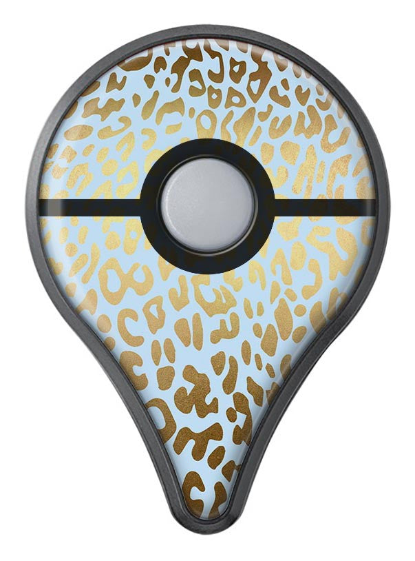 Gold Flaked Animal Light Blue 2 Pokémon GO Plus Vinyl Protective Decal Skin Kit