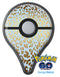 Gold Flaked Animal Light Blue 2 Pokémon GO Plus Vinyl Protective Decal Skin Kit