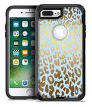 Gold Flaked Animal Light Blue 2 - iPhone 7 Plus/8 Plus OtterBox Case & Skin Kits