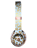 Gold Flaked Animal Light Blue 2 Full-Body Skin Kit for the Beats by Dre Solo 3 Wireless Headphones