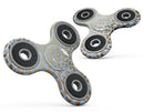 Gold Flaked Animal Light Blue 2 Full-Body Fidget Spinner Skin-Kit