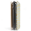 Gold Flaked Animal Light Blue 3 iPhone 6/6s or 6/6s Plus 2-Piece Hybrid INK-Fuzed Case