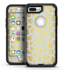Gold Flaked Animal Light Blue 3 - iPhone 7 Plus/8 Plus OtterBox Case & Skin Kits