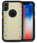 Gold Flaked Animal Light Blue 3 - iPhone X OtterBox Case & Skin Kits