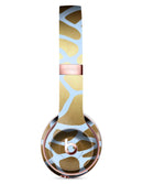 Gold Flaked Animal Light Blue Full-Body Skin Kit for the Beats by Dre Solo 3 Wireless Headphones