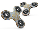 Gold Flaked Animal Light Blue Full-Body Fidget Spinner Skin-Kit