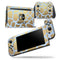 Gold Flaked Animal Light Blue - Skin Wrap Decal for Nintendo Switch Lite Console & Dock - 3DS XL - 2DS - Pro - DSi - Wii - Joy-Con Gaming Controller